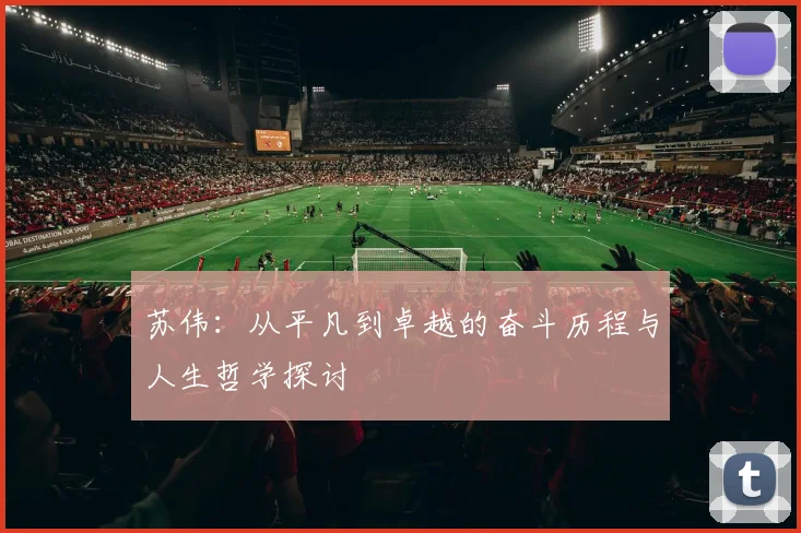 苏伟：从平凡到卓越的奋斗历程与人生哲学探讨
